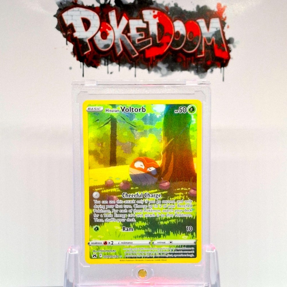 Pokemon Hisuian Voltorb Card